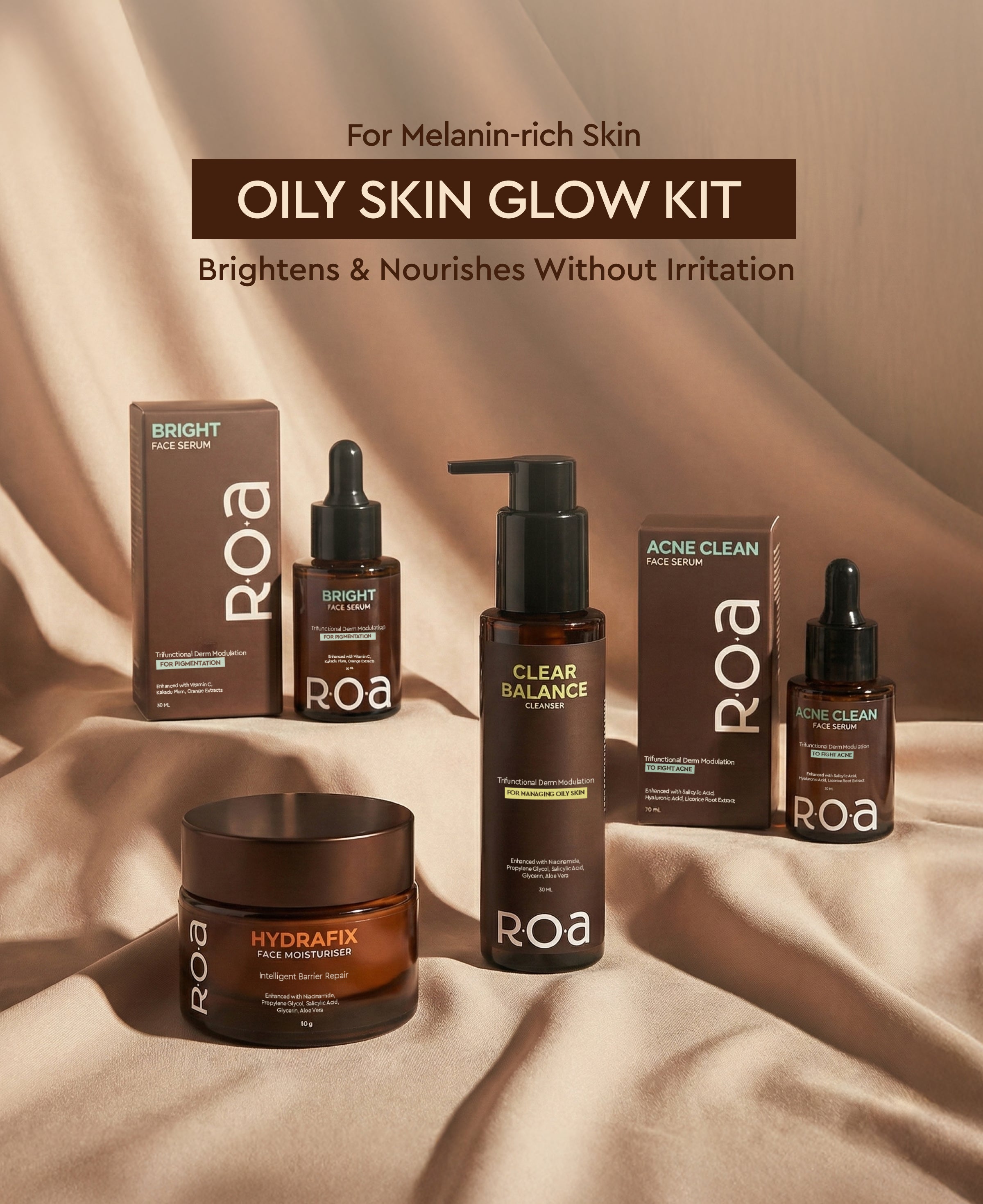 Melanin-Rich Oily Skin Glow Kit (Advanced)