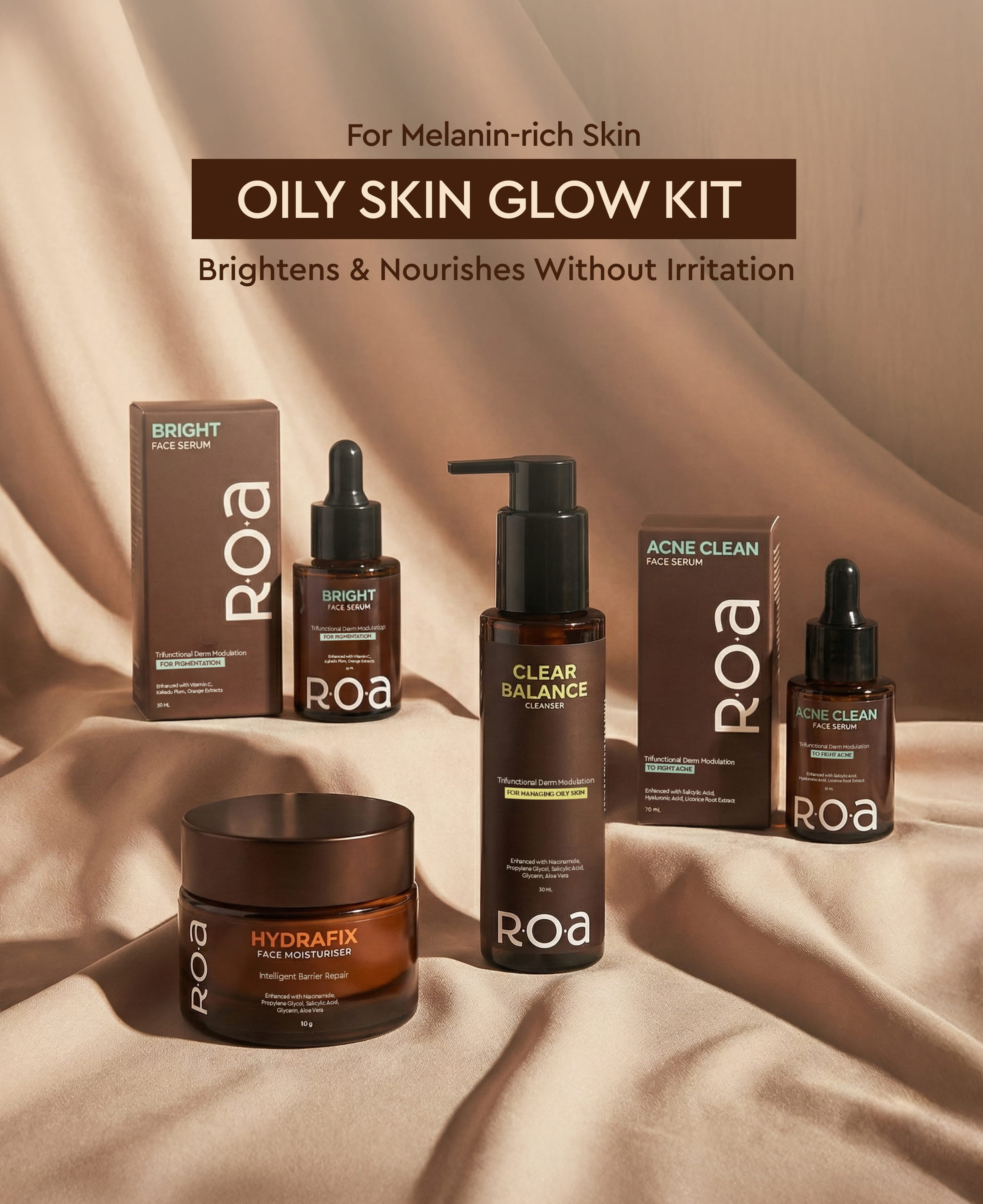 Melanin-Rich Oily Skin Glow Kit (Advanced)