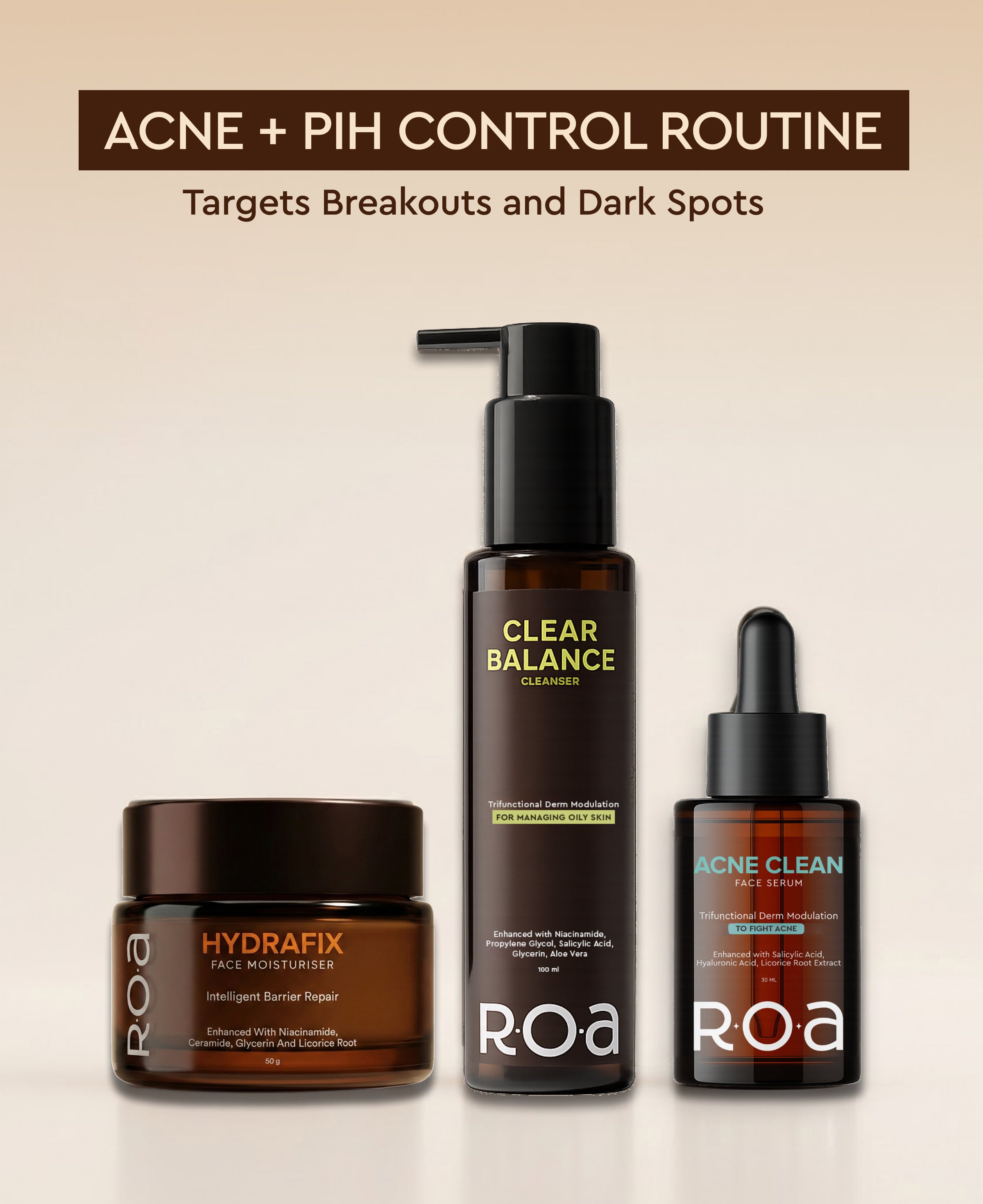 Acne + PIH Routine (3-step)