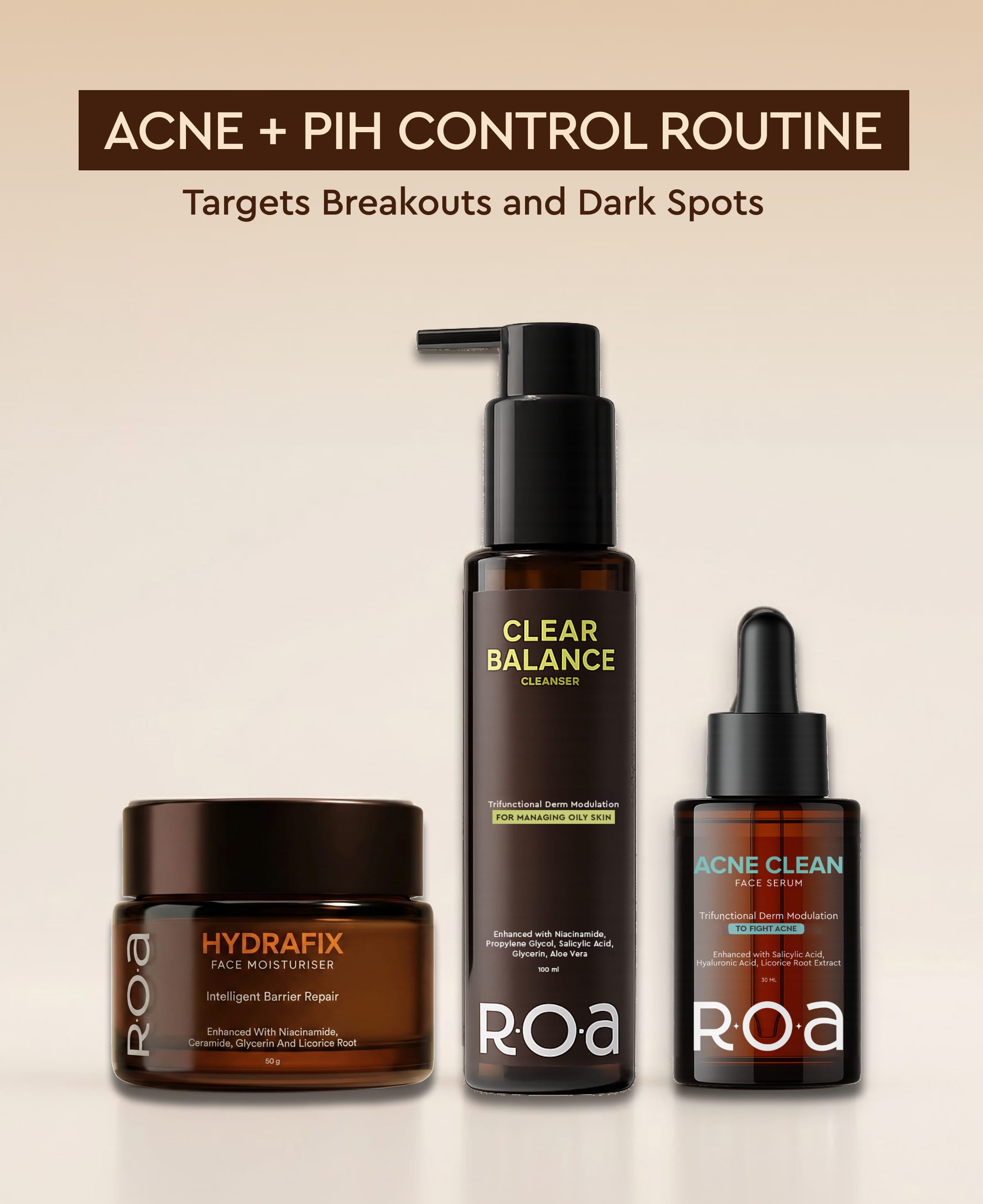 Acne + PIH Routine (3-step)