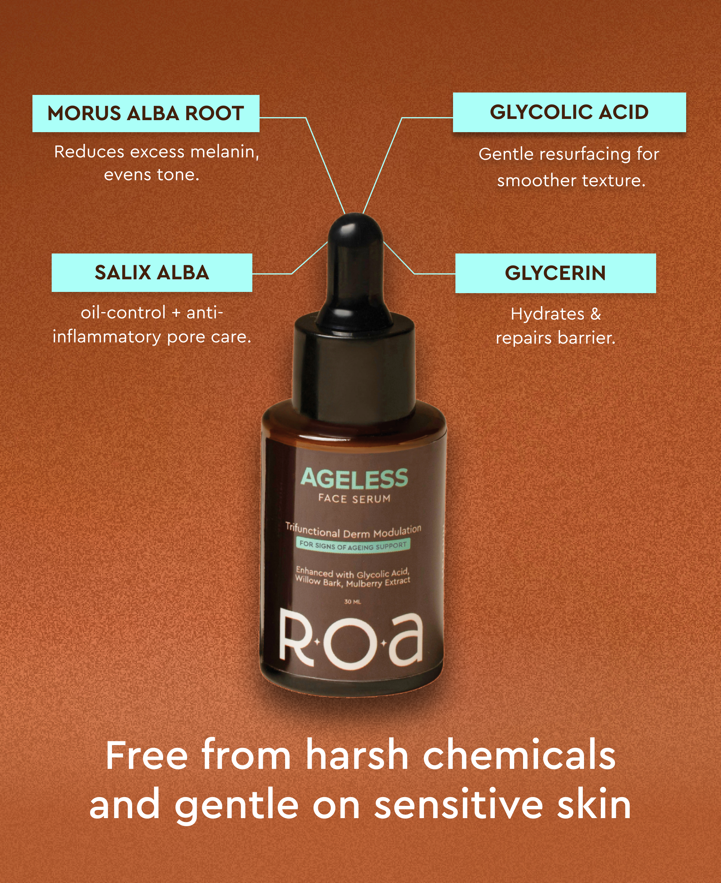 AGELESS - AHA BHA DUAL ACTION FACE SERUM